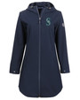 Seattle Mariners Cutter & Buck Camano Everyday Stretch Recycled Womens Water Resistant Jacket NVBU_MANN_HG 1