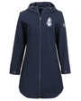 Chicago Cubs Cooperstown Cutter & Buck Camano Everyday Stretch Recycled Womens Water Resistant Jacket NVBU_MANN_HG 1