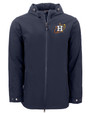 Houston Astros City Connect Cutter & Buck Camano Everyday Stretch Recycled Mens Water Resistant Jacket NVBU_MANN_HG 1