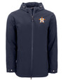 Houston Astros Cutter & Buck Camano Everyday Stretch Recycled Mens Water Resistant Jacket NVBU_MANN_HG 1