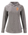 San Francisco Giants City Connect Cutter & Buck Adapt Knit Recycled Womens Heathered Hooded Pullover BLH_MANN_HG 1