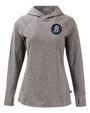 Baltimore Orioles City Connect Cutter & Buck Adapt Knit Recycled Womens Heathered Hooded Pullover BLH_MANN_HG 1