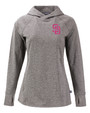 San Diego Padres City Connect Cutter & Buck Adapt Knit Recycled Womens Heathered Hooded Pullover BLH_MANN_HG 1