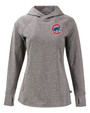Chicago Cubs Cutter & Buck Adapt Knit Recycled Womens Heathered Hooded Pullover BLH_MANN_HG 1