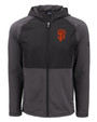 San Francisco Giants Cutter & Buck Peshastin Fleece Recycled Mens Hybrid Jacket BLH_MANN_HG 1