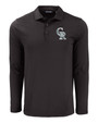 Colorado Rockies City Connect Cutter & Buck Coastline Epic Comfort Eco Recycled Mens Long Sleeve Polo BL_MANN_HG 1