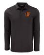 Baltimore Orioles Cutter & Buck Coastline Epic Comfort Eco Recycled Mens Long Sleeve Polo BL_MANN_HG 1