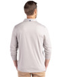 Minnesota Twins Cutter & Buck Coastline Epic Comfort Recycled Mens Long Sleeve Polo CONCRETE Back