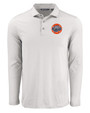 HoustonAstrosCooperstown- Cutter & Buck Coastline Epic Comfort Eco Recycled Mens Long Sleeve Polo CNC_MANN_HG 1