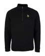 Minnesota Vikings Cutter & Buck Big & Tall Coastal Half-Zip Black Mannequin