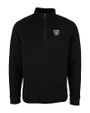 Las Vegas Raiders Cutter & Buck Big & Tall Coastal Half-Zip Black Mannequin