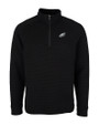 Philadelphia Eagles Cutter & Buck Big & Tall Coastal Half-Zip Black Mannequin