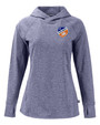 FC Cincinnati Cutter & Buck Adapt Knit Recycled Womens Heathered Hooded Pullover NVH_MANN_HG 1