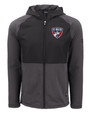 FC Dallas Cutter & Buck Peshastin Fleece Recycled Mens Hybrid Jacket BLH_MANN_HG 1