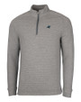 Carolina Panthers Cutter & Buck Big & Tall Coastal Half-Zip Polished Heather Mannequin