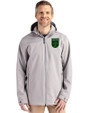 Austin FC - Cutter & Buck Camano Everyday Stretch Recycled Mens Water Resistant Jacket Polished Medium Gray Front