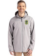 Nashville SC Cutter & Buck Camano Everyday Stretch Recycled Mens Water Resistant Jacket Polished Medium Gray Front