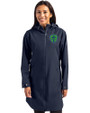 Seattle Sounders FC Cutter & Buck Camano Everyday Stretch Recycled Womens Water Resistant Jacket Navy Blue Front