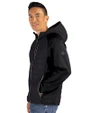 NY Mets City Connect Cutter & Buck Rainier Primaloft Mens Eco Full Zip Hybrid Jacket Black Side