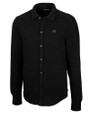 Carolina Panthers Cutter & Buck Big & Tall Coastal Shirt Jacket Black Mannequin
