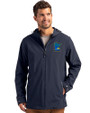 Minnesota Twins City Connect Cutter & Buck Camano Everyday Stretch Recycled Mens Water Resistant Jacket Navy Blue Front
