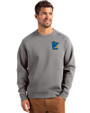 Minnesota Twins City Connect Cutter & Buck Roam Epic Versatility Recycled Crew Neck Mens Pullover Elemental Grey Front