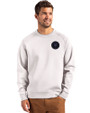 NY Mets City Connect Cutter & Buck Roam Epic Versatility Recycled Crew Neck Mens Pullover Solitare Front