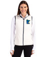 Minnesota Twins City Connect Cutter & Buck Cascade Eco Fleece Womens Vest Shell/Navy Blue Front