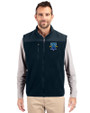 Philadelphia Phillies City Connect Cutter & Buck Cascade Eco Fleece Mens Vest Navy Blue Front