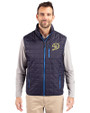 Los Angeles Dodgers City Connect- Cutter & Buck Rainier PrimaLoft® Mens Eco Insulated Full Zip Puffer Vest Dark Navy Front