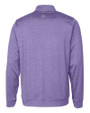Tampa Bay Rays City Connect Cutter & Buck Stealth Heathered Quarter Zip Mens Pullover College Purple Mannequin Back