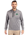 Tampa Bay Rays City Connect Cutter & Buck Stealth Heathered Quarter Zip Mens Pullover Elemental Grey Front