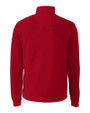 Atlanta Falcons Cutter & Buck Big & Tall DryTec Edge Half Zip Cardinal Red Mannequin Back