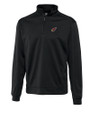 Arizona Cardinals Cutter & Buck Big & Tall DryTec Edge Half Zip Solid Black Mannequin