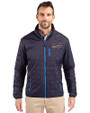 St. Louis Cardinals City Connect Cutter & Buck Rainier PrimaLoft® Mens Eco Insulated Full Zip Puffer Jacket Dark Navy/Silver Front