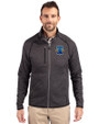 Philadelphia Phillies City Connect Cutter & Buck Mainsail Sweater-Knit Mens Full Zip Jacket Charcoal Heather Front