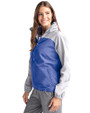 Detroit Tigers City Connect Cutter & Buck Charter Eco Recycled Womens Anorak Jacket Tour Blue/Polished Side