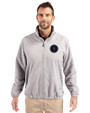 NY Mets City Connect Cutter & Buck Charter Eco Recycled Mens Full-Zip Jacket Polished Medium Gray Front