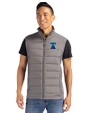 Philadelphia Phillies City Connect Cutter & Buck Evoke Hybrid Softshell Recycled Mens Full Zip Vest Elemental Grey Front