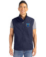 Philadelphia Phillies City Connect Cutter & Buck Charter Eco Recycled Mens Full-Zip Vest Navy Blue Front