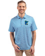 Minnesota Twins City Connect Cutter & Buck Forge Eco Double Stripe Stretch Recycled Mens Polo Digital/White Front
