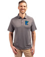 Minnesota Twins City Connect Cutter & Buck Forge Eco Stretch Recycled Mens Polo Elemental Grey Front