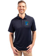 Minnesota Twins City Connect Cutter & Buck Forge Eco Stretch Recycled Mens Polo Navy Blue Front