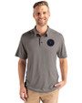 NY Mets City Connect Cutter & Buck Coastline Epic Comfort Recycled Mens Polo Elemental Grey Front
