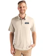 Detroit Tigers City Connect Cutter & Buck Coastline Epic Comfort Recycled Mens Polo Wheat Front
