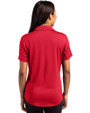 St. Louis Cardinals City Connect Cutter & Buck Forge Eco Stretch Recycled Womens Short Sleeve Polo Cardinal Red Back
