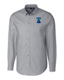 Philadelphia Phillies City Connect Cutter & Buck Stretch Oxford Mens Big and Tall Long Sleeve Dress Shirt CC_MANN_HG 1
