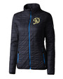 Los Angeles Dodgers City Connect- Cutter & Buck Rainier PrimaLoft®  Womens Eco Insulated Full Zip Puffer Jacket DN_MANN_HG 1