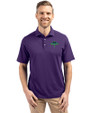 Tampa Bay Rays City Connect Cutter & Buck Virtue Eco Pique Recycled Mens Polo College Purple Front