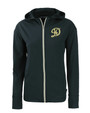 Los Angeles Dodgers City Connect- Cutter & Buck Daybreak Eco Recycled Womens Full Zip Hoodie NVBU_MANN_HG 1